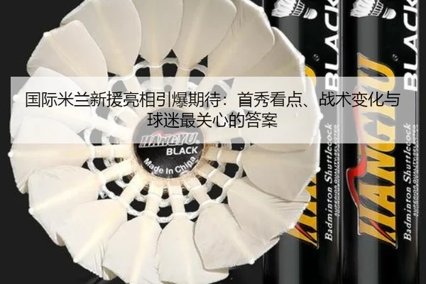 国际米兰新援亮相引爆期待：首秀看点、战术变化与球迷最关心的答案